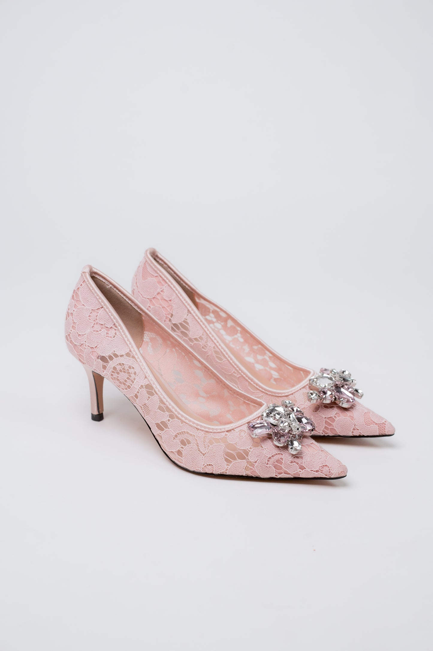 Tate Pump 60 Lace Pink