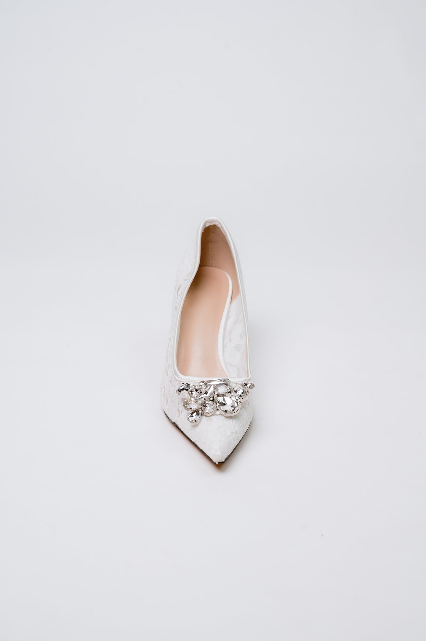 Tate Pump 60 Lace White