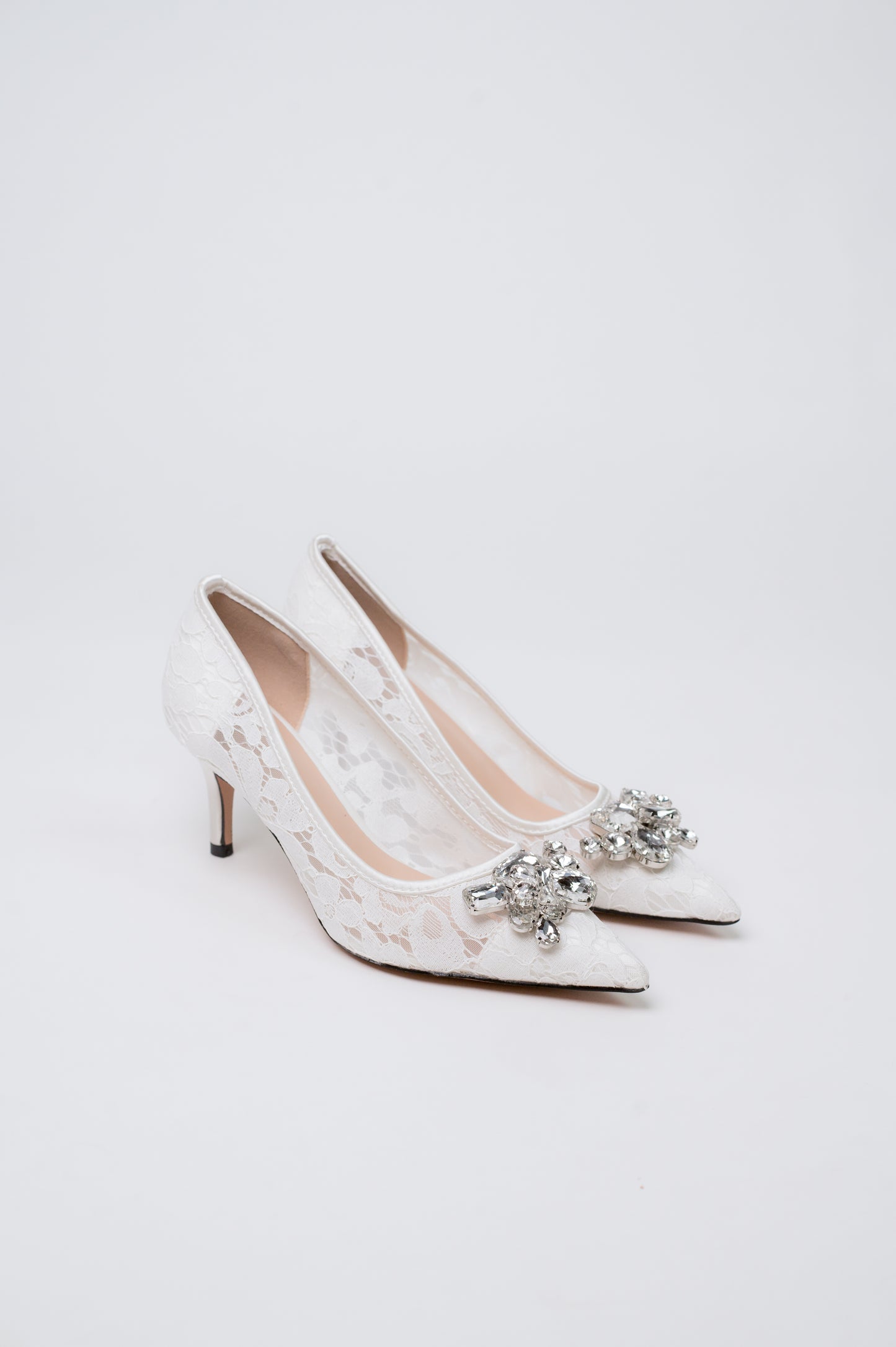 Tate Pump 60 Lace White