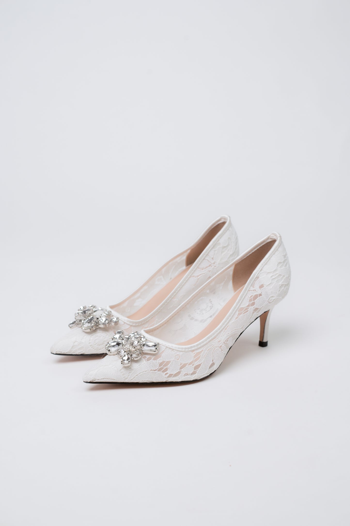 Tate Pump 60 Lace White