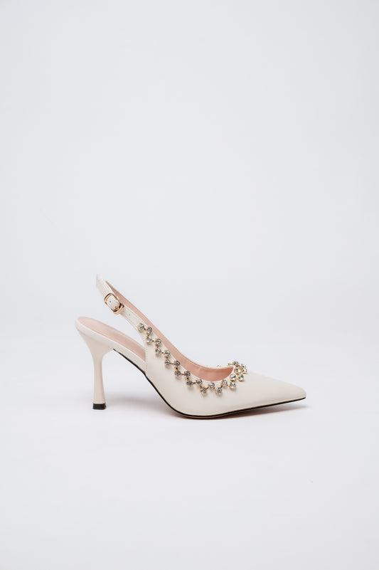 Jenine Sling 90 White