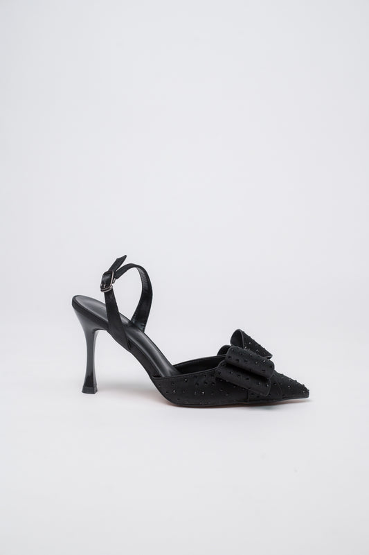 Fiancée Bow Mule 60 Black